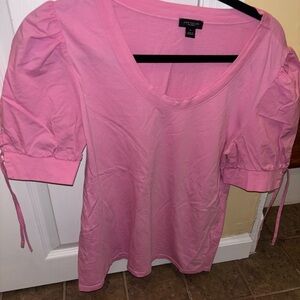 Ann Taylor Pink Short Sleeve Top